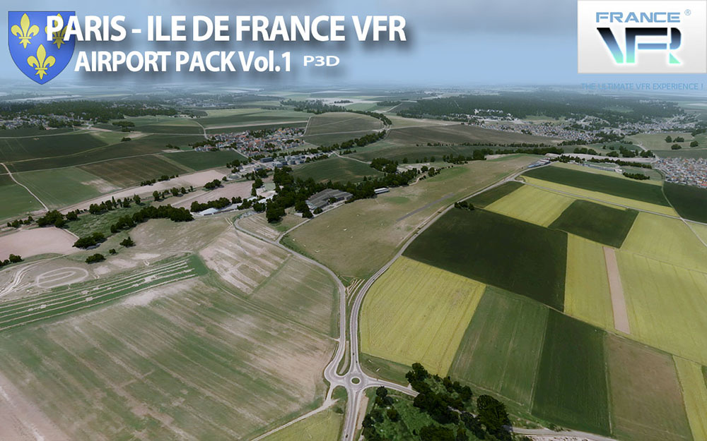 Paris-Ile de France VFR - Airport Pack Vol. 1 - P3D V4/V5